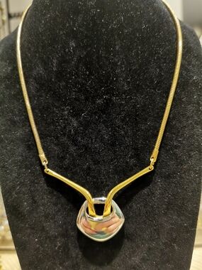 Vintage Artistry Gold-Silver tone Choker